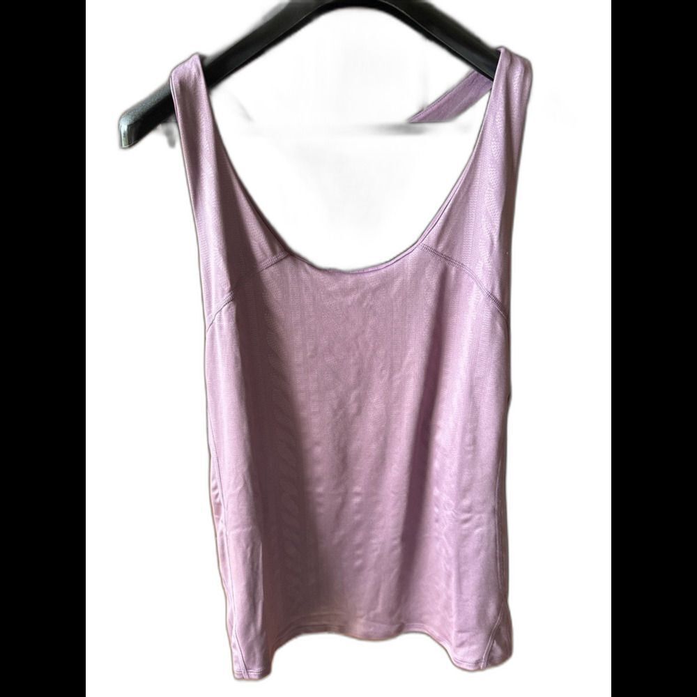 Tahari Sport Women's Size 2x Plum Athletic Racer-bkWorkout Casual Sleeveless Top